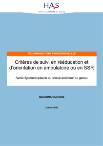 Recommandations