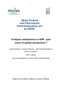 3ème Forum des Pratiques Professionnelles