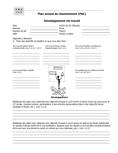 Plan annuel de cheminement (PAC) - Format MS-Word