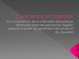 conscience et cognition pdf