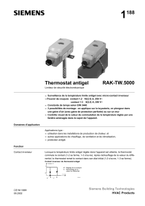 1 188 RAK-TW.5000 Thermostat antigel