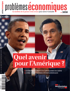 économiques problèmes Quel avenir pour l’Amérique ?