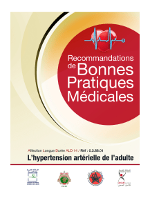 hypertention arterielle de l adulte
