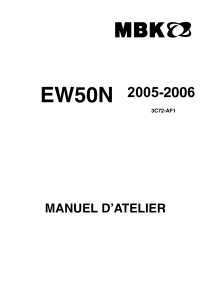 EW50N 2005-2006 MANUEL D’ATELIER 3C72-AF1