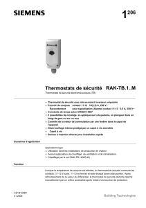 1 206  Thermostats de sécurité