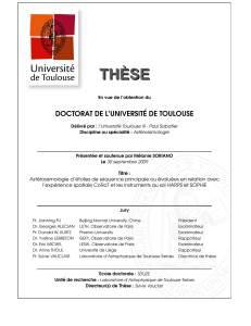 THÈSE DOCTORAT DE L’UNIVERSITÉ DE TOULOUSE