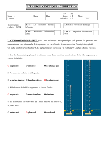 L'ÉNERGIE CINÉTIQUE : CORRECTION