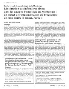 Centre int&eacute;gr&eacute; de canc&eacute;rologie de la Mont&eacute;r&eacute;gie