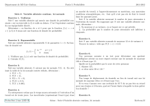 Département de MI-Univ-Guelma Partie I: Probabilités 2011-2012