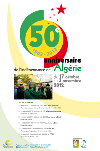 50 Algérie e anniversaire