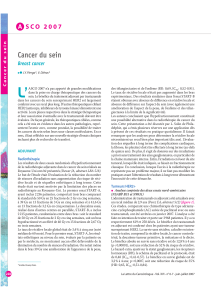 Cancer du sein A Breast cancer