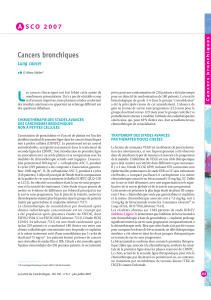 L Cancers bronchiques A S C O   2 0 0 7