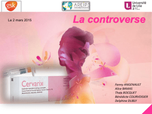 CERVARIX la Controverse autour dun vaccin.pptx