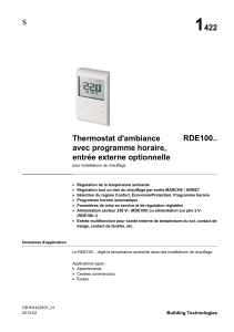 1 s 422 Thermostat d'ambiance