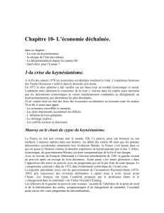 Chapitre 10- L’économie déchaînée.