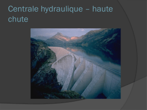 Centrale hydraulique – haute chute