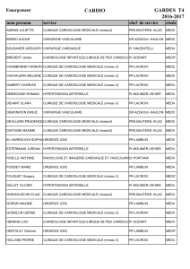 GARDES  T4 CARDIO 2016-2017 Emargement