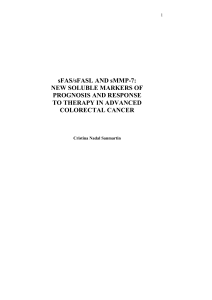 sFAS/sFASL AND sMMP-7: NEW SOLUBLE MARKERS OF PROGNOSIS AND RESPONSE