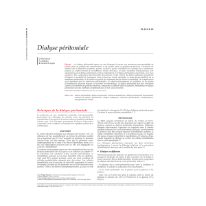 dialyse peritoneale