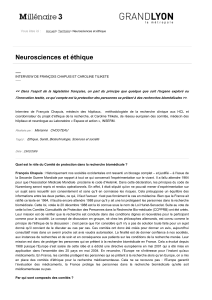 Neurosciences et éthique