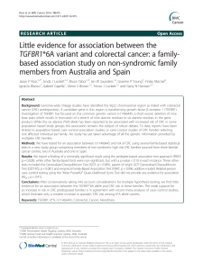 Little evidence for association between the