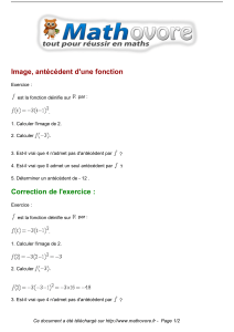 exercices image antecedent d une fonction maths seconde 1202