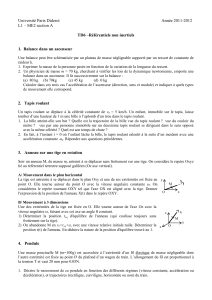 Université Paris Diderot Année 2011-2012 L1 – ME2 section A