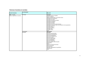 Sciences humaines et sociales