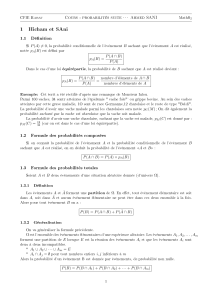 1 Hicham et SAni · · · 1.1 Dénition