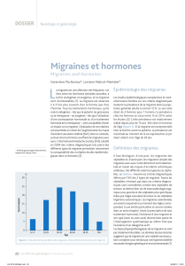 L Migraines et hormones DOSSIER Migraines and hormones