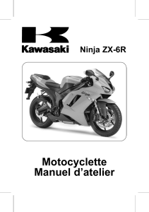 Motocyclette Manuel d’atelier Ninja ZX-6R