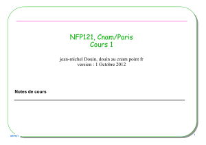 NFP121, Cnam/Paris Cours 1 jean-michel Douin, douin au cnam point fr