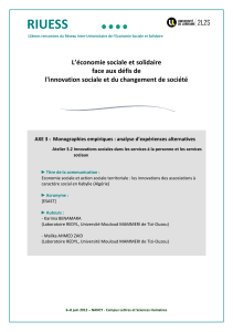 RIUESS L’économie sociale et solidaire face aux défis de