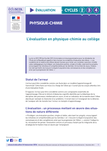 L'évaluation en Physique Chimie au collège (PDF-128.15 Ko-Nouvelle fenêtre)