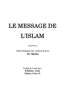 le message de l islam