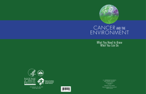 CANCER ENVIRONMENT AND THE What You Need to Know