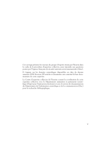 Cet ouvrage présente les travaux du groupe d’experts réunis par l’Inserm... le cadre de la procédure d’expertise collective, pour répondre aux questions