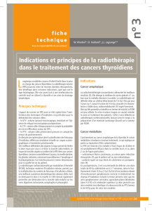 3 n° L Indications et principes de la radiothérapie