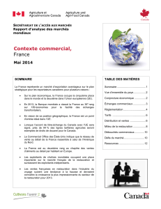 Contexte commercial, France Mai 2014