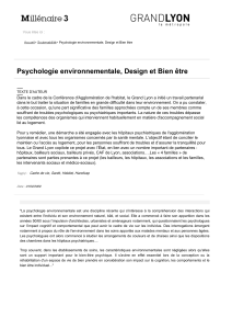 Psychologie environnementale, Design et Bien être