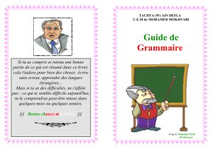 d  Grammaire Guide de