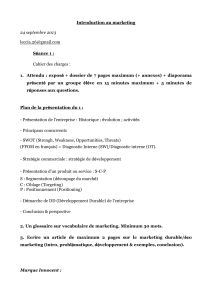 Cahier des charges :