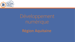 Développement numérique Région Aquitaine