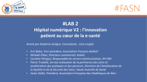 #FASN #LAB 2 Hôpital numérique V2 : l’innovation
