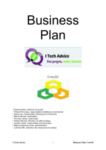 Business Plan  Créa3D
