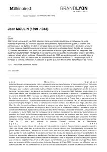 Jean MOULIN (1899 -1943)