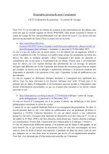 Sitographie personnelle pour l’enseignant