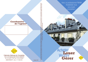 réussissez Coordonnées de l’agence Avec un professionnel FNAIM
