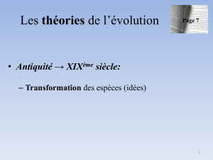 cours 2 les théories de lévolution