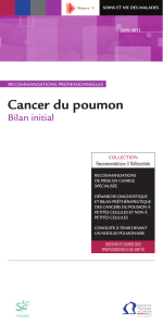 Cancer du poumon Bilan initial Recommandations Référentiels